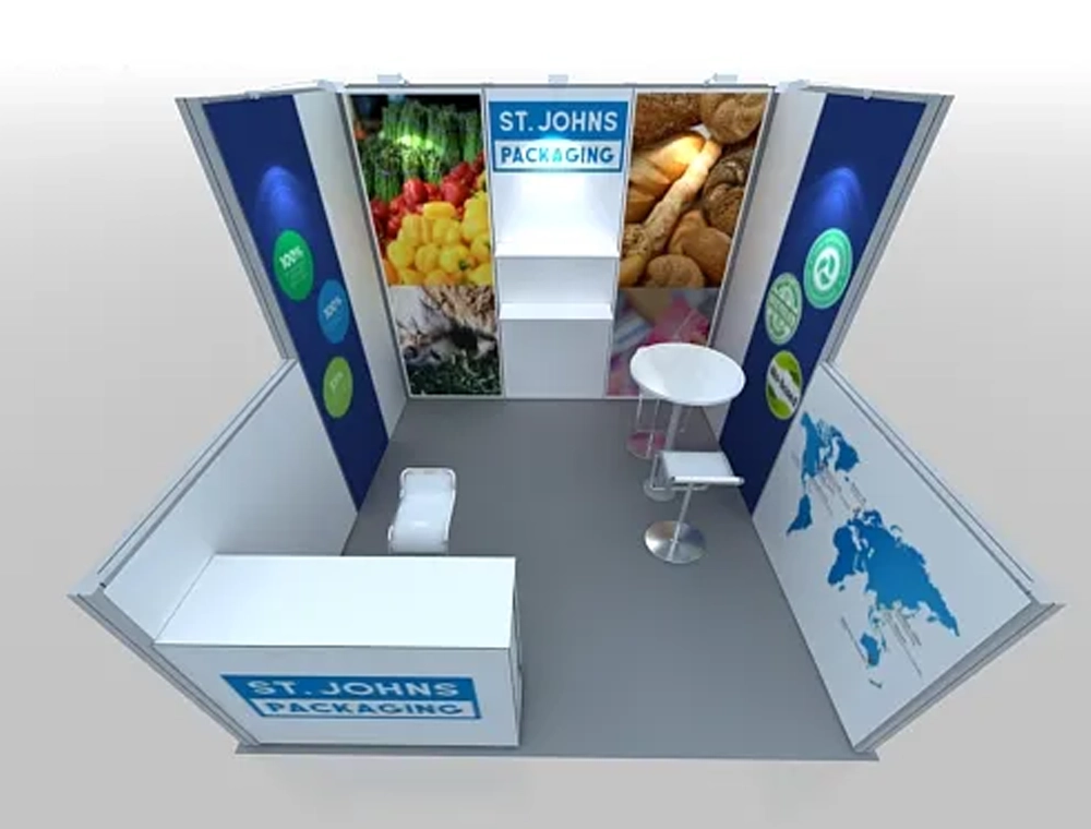 10x10 trade show booth rental